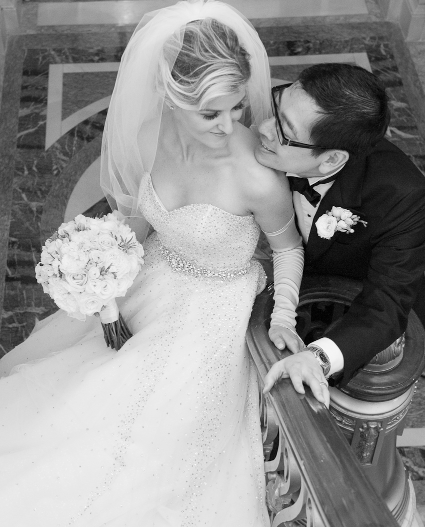 Bride & Groom at the St. Regis Hotel NYC - (c) Benedicte Verley Photography