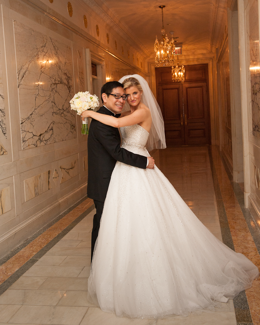 Bride & Groom at the St. Regis Hotel NYC - (c) Benedicte Verley Photography