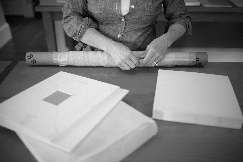 Benedicte Verley Making Hand bound Albums