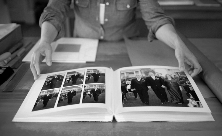 Benedicte Verley Making Hand bound Albums