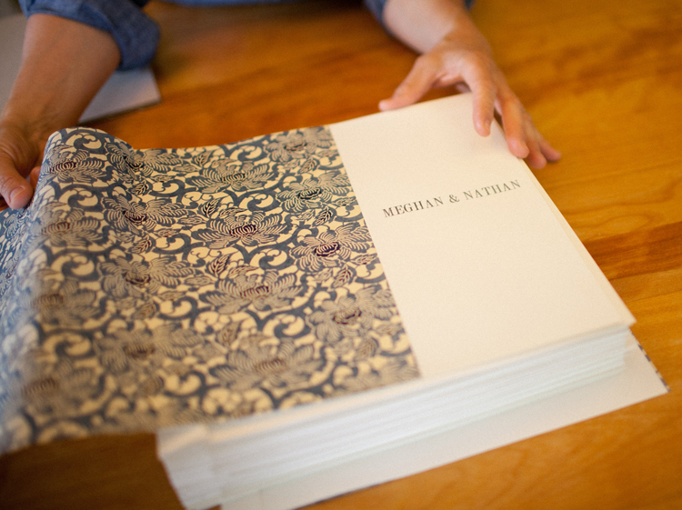 Benedicte Verley Making Hand bound Albums